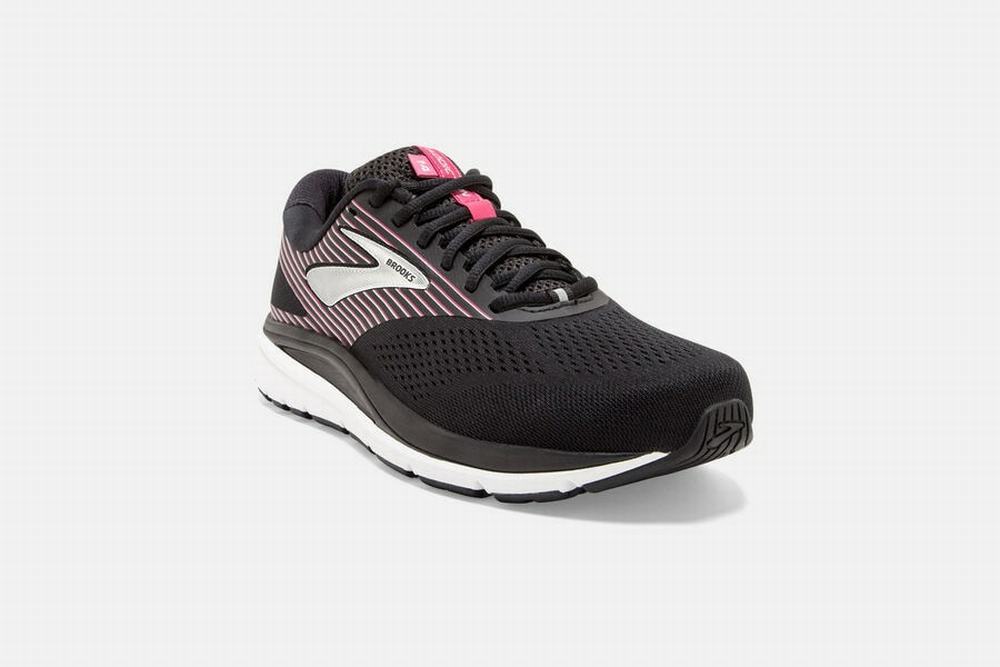 Chaussures Running Brooks Addiction 14 Noir / Rose / Argent Femme | UST-54334601