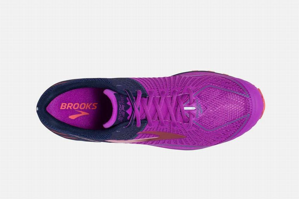 Chaussures Running Brooks Mazama Violette / Bleu Marine Femme | GMH-72029547