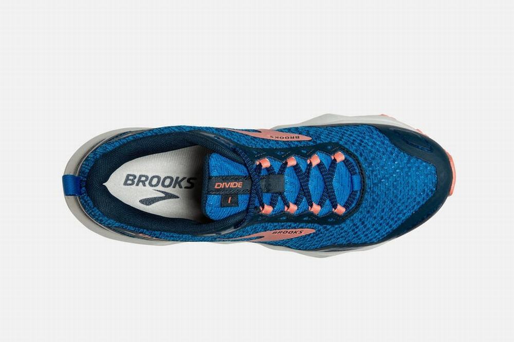 Chaussures Running Brooks Divide Bleu / Fleur / Grise Femme | RKD-72964133