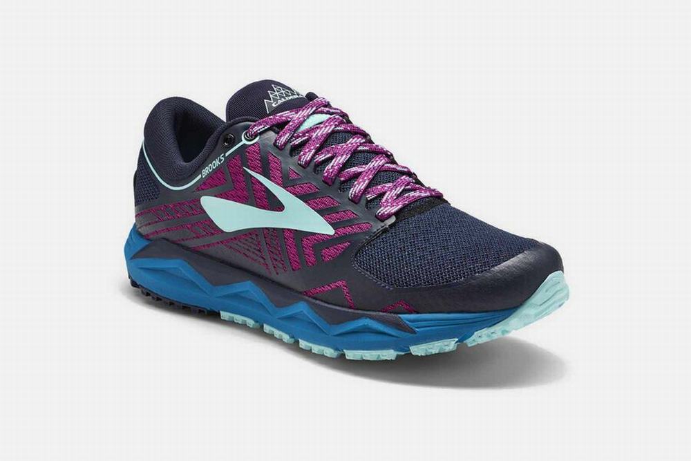 Chaussures Running Brooks Caldera 2 Bleu Marine / Violette Femme | TUX-09309093