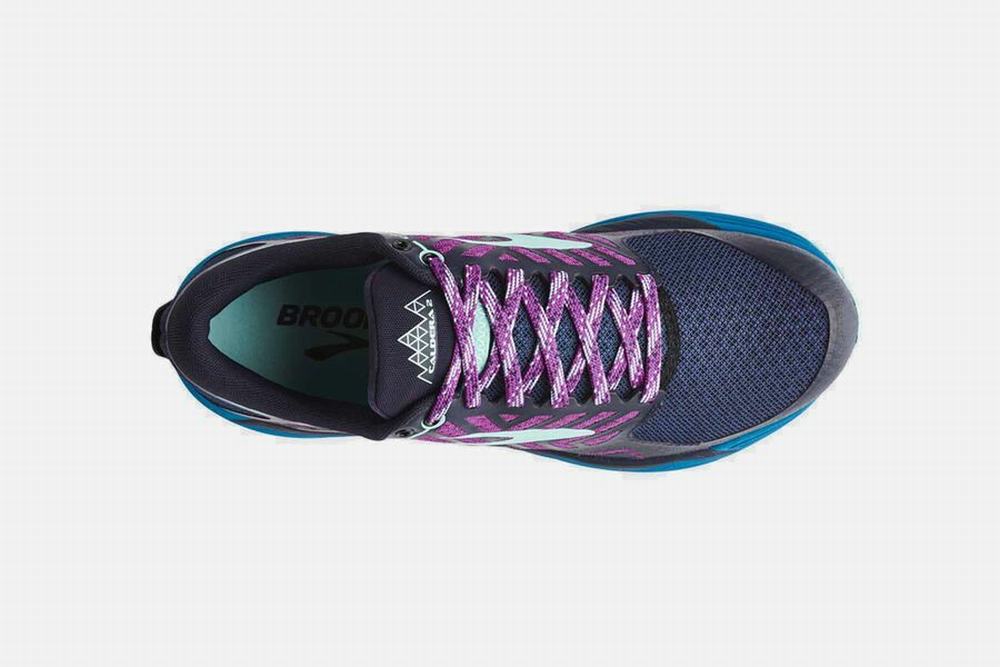 Chaussures Running Brooks Caldera 2 Bleu Marine / Violette Femme | TUX-09309093