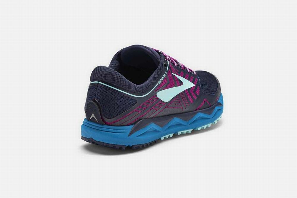 Chaussures Running Brooks Caldera 2 Bleu Marine / Violette Femme | TUX-09309093