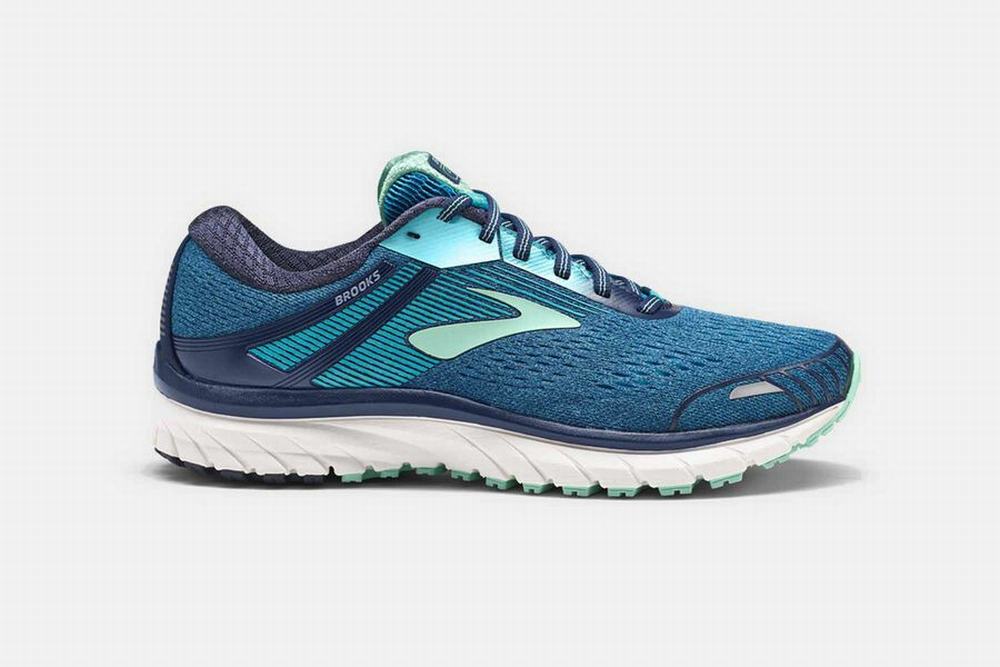 Chaussures Running Brooks Adrenaline GTS 18 Bleu Femme | SVW-86397275