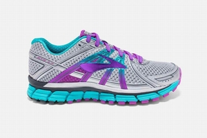 Chaussures Running Brooks Adrenaline GTS 17 Grise / Violette Femme | KXL-53873964