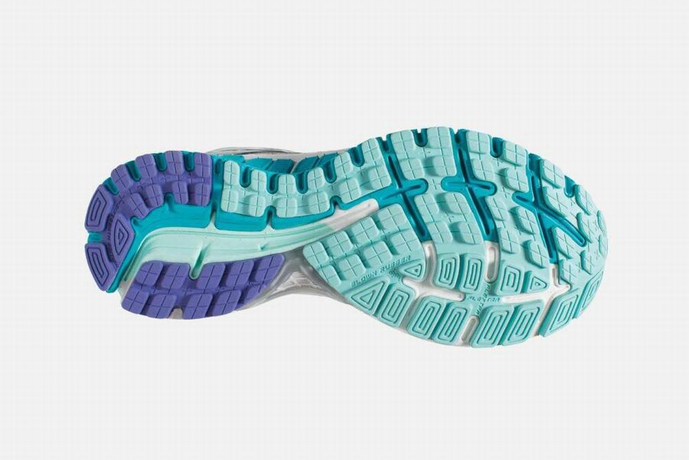 Chaussures Running Brooks Adrenaline GTS 16 Grise / Bleu Femme | BWX-87036379