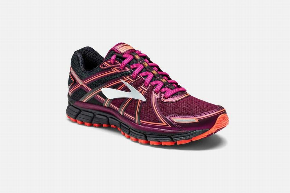 Chaussures Running Brooks Adrenaline ASR 14 Bordeaux / Noir Femme | LZL-69218338