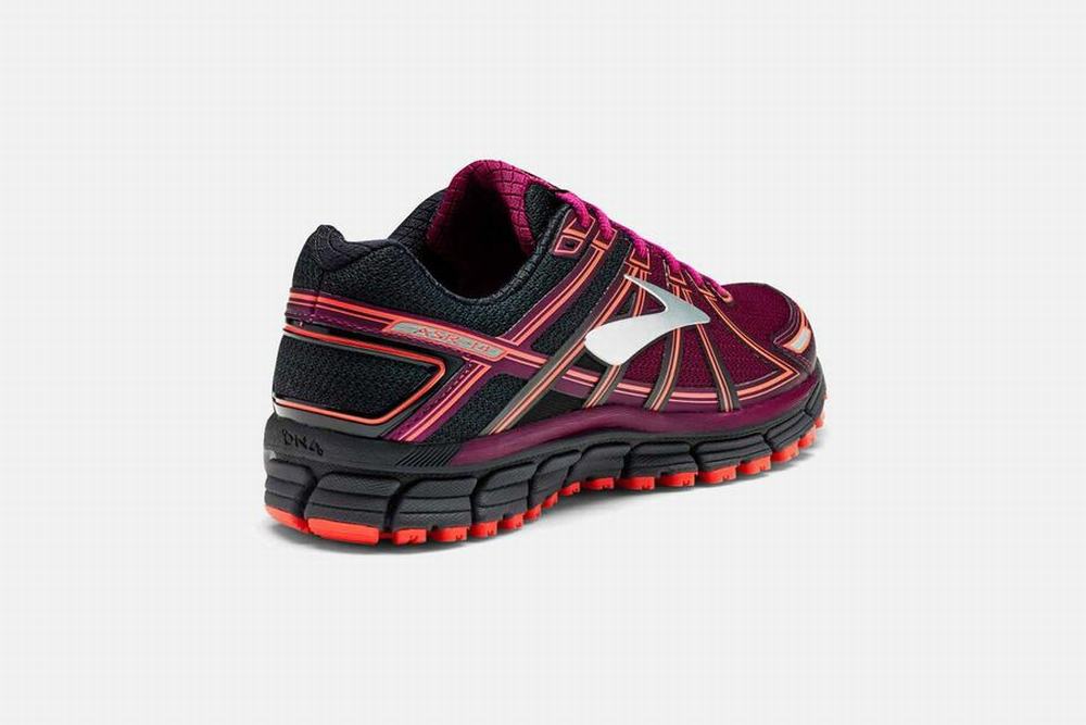 Chaussures Running Brooks Adrenaline ASR 14 Bordeaux / Noir Femme | LZL-69218338