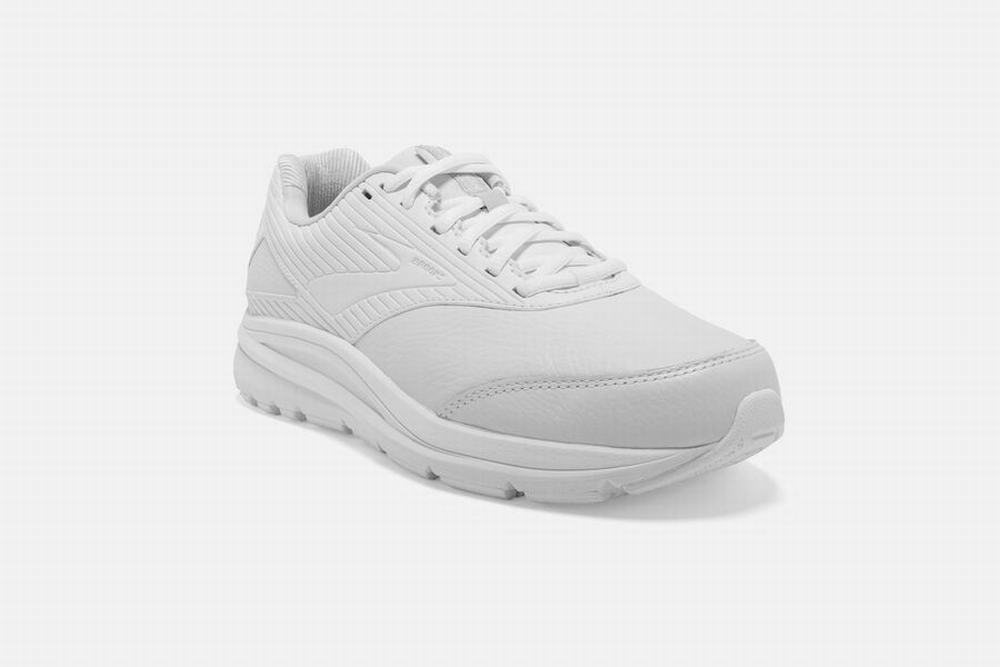 Chaussures de Marche Brooks Addiction Walker 2 Blanche Femme | GAC-46166395