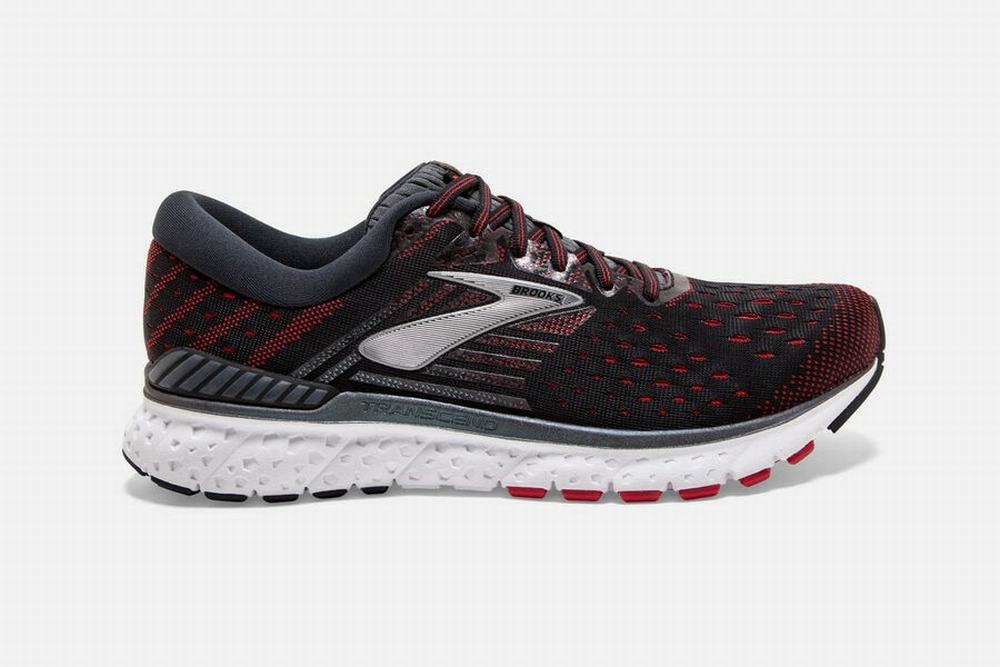 Chaussures Running Brooks Transcend 6 Noir / Rouge Homme | IJN-62064828