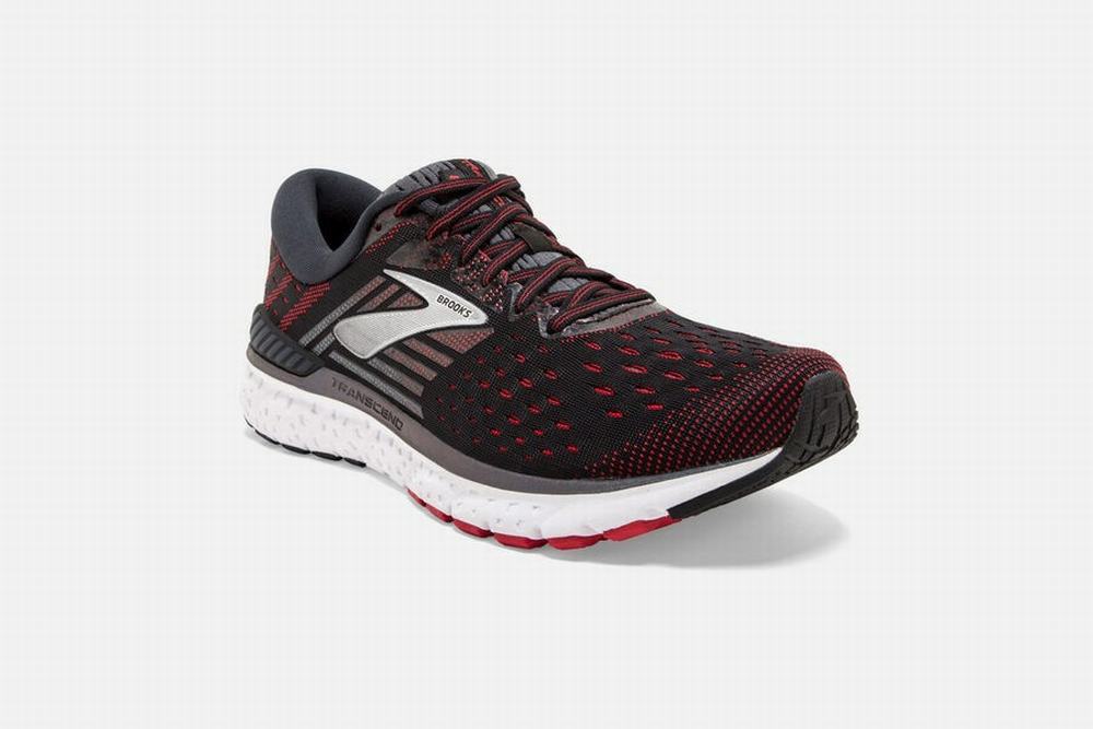 Chaussures Running Brooks Transcend 6 Noir / Rouge Homme | IJN-62064828