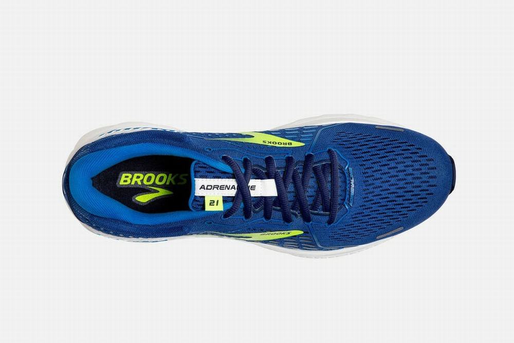 Chaussures Running Brooks Adrenaline GTS 21 Bleu / Indigo Homme | RDS-86762577