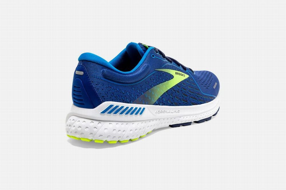 Chaussures Running Brooks Adrenaline GTS 21 Bleu / Indigo Homme | RDS-86762577