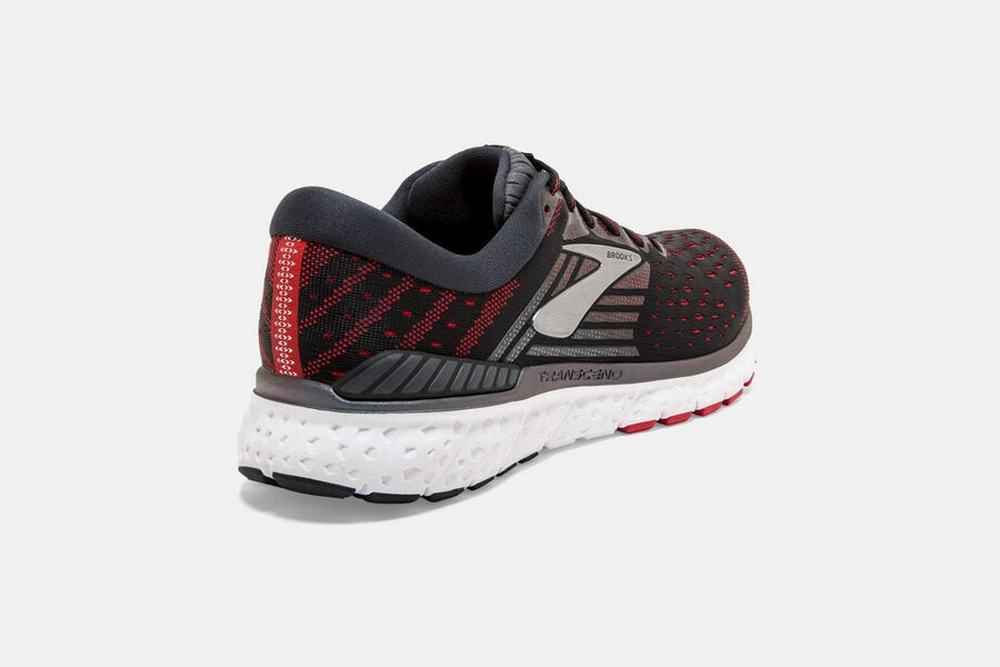 Chaussures Running Brooks Transcend 6 Noir / Rouge Homme | IJN-62064828