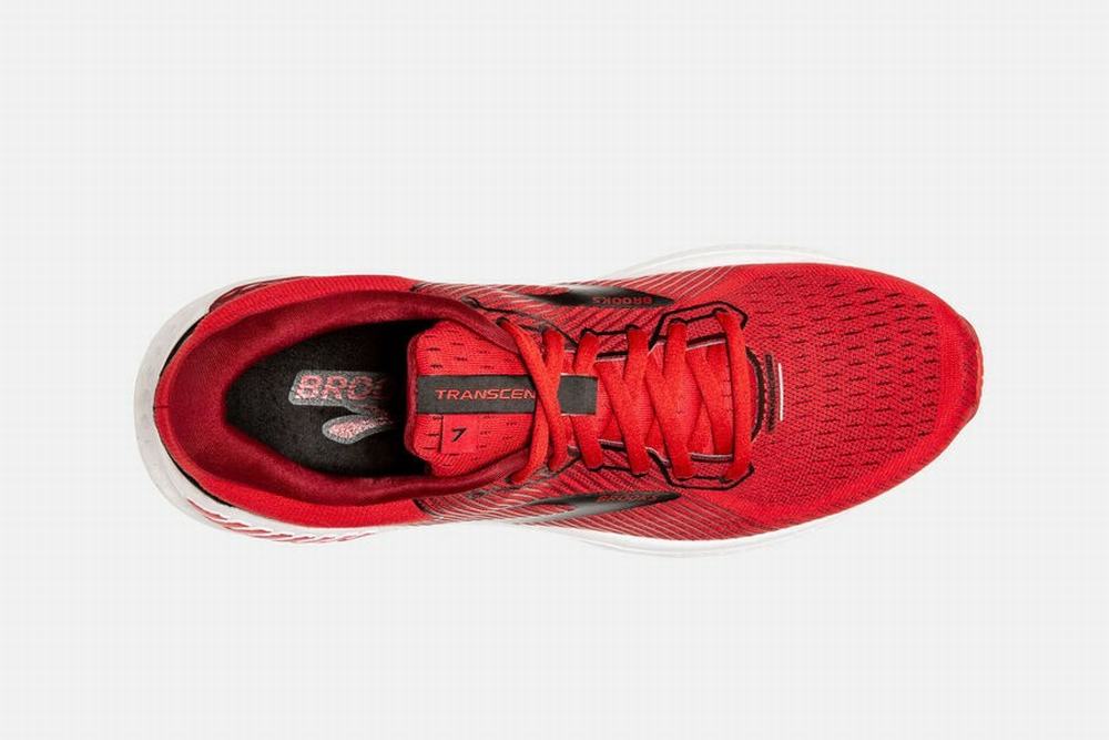 Chaussures Running Brooks Transcend 7 Rouge / Orange / Noir Homme | XNH-85346624