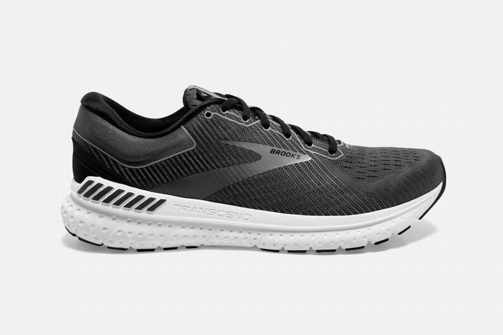 Chaussures Running Brooks Transcend 7 Noir / Grise Homme | JBK-83022414