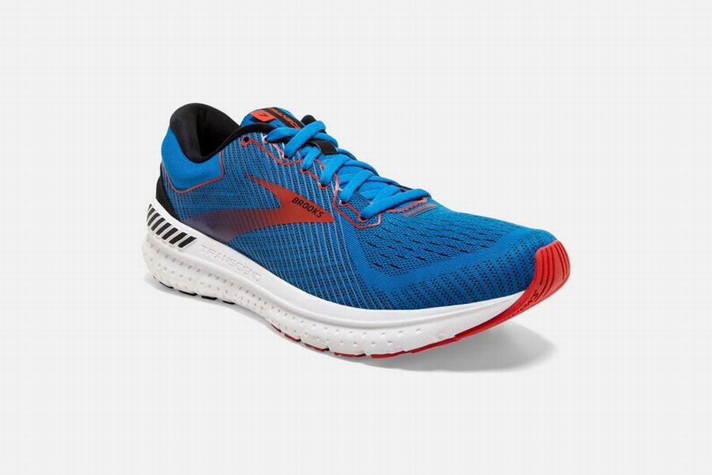 Chaussures Running Brooks Transcend 7 Bleu / Noir / Rouge Homme | DKV-33953716