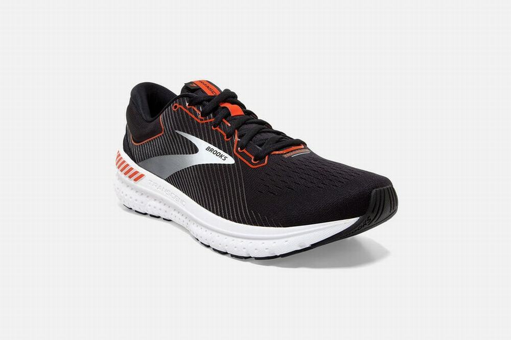 Chaussures Running Brooks Transcend 7 Noir / Rose / Blanche Homme | KYV-68668306