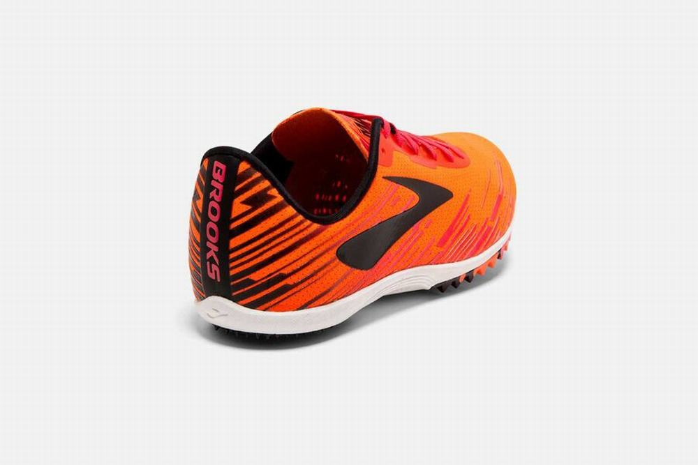 Chaussures Running Brooks Mach 18 Spikeless Orange / Rose / Noir Homme | ZVP-65146506