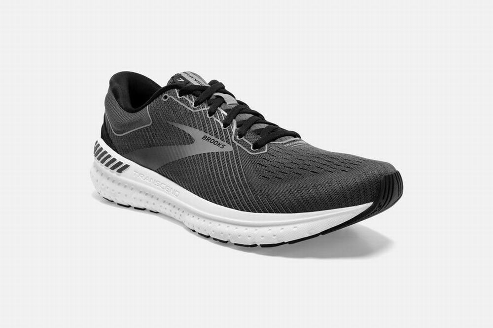 Chaussures Running Brooks Transcend 7 Noir / Grise Homme | JBK-83022414