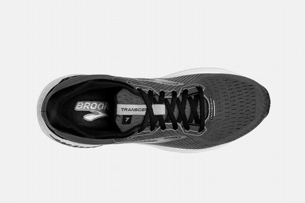 Chaussures Running Brooks Transcend 7 Noir / Grise Homme | JBK-83022414