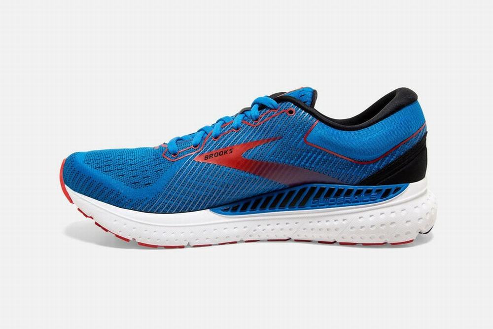 Chaussures Running Brooks Transcend 7 Bleu / Noir / Rouge Homme | DKV-33953716