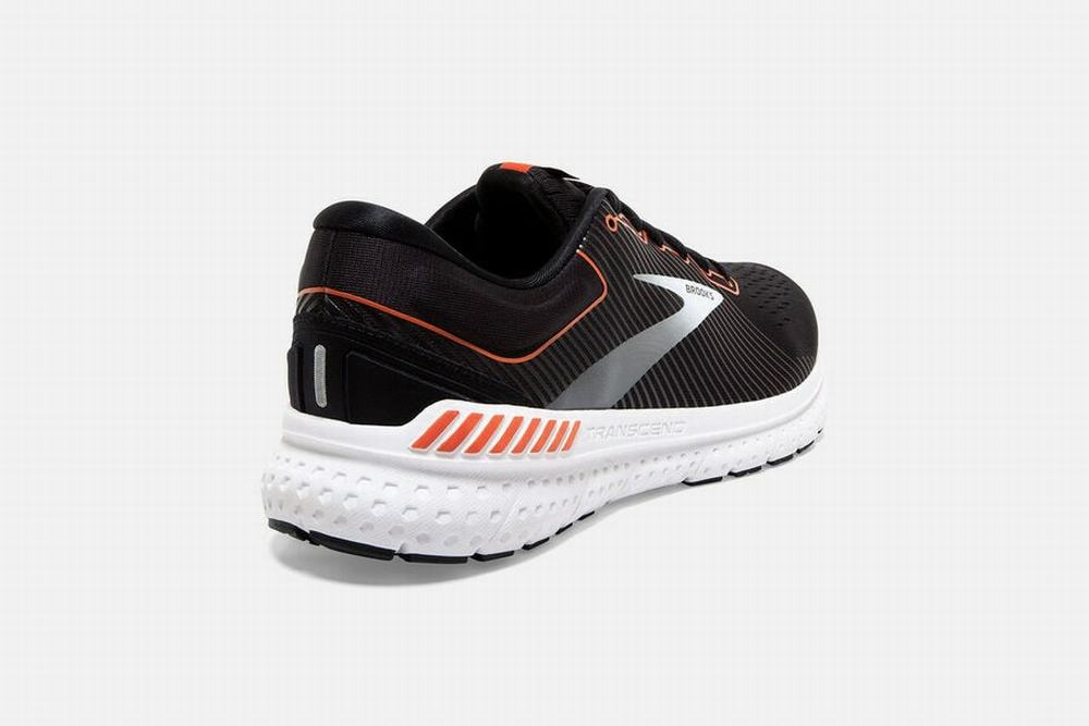 Chaussures Running Brooks Transcend 7 Noir / Rose / Blanche Homme | KYV-68668306