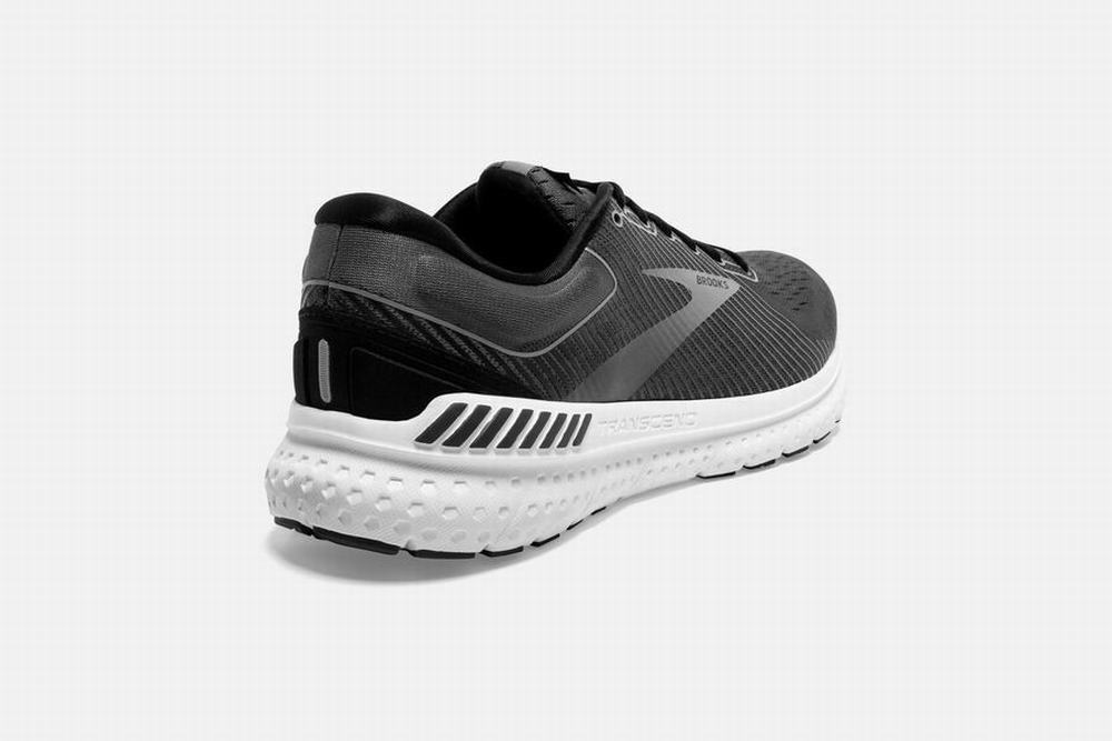 Chaussures Running Brooks Transcend 7 Noir / Grise Homme | JBK-83022414