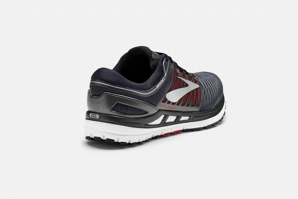 Chaussures Running Brooks Transcend 5 Bleu Marine / Argent / Rouge Homme | WZN-94683544