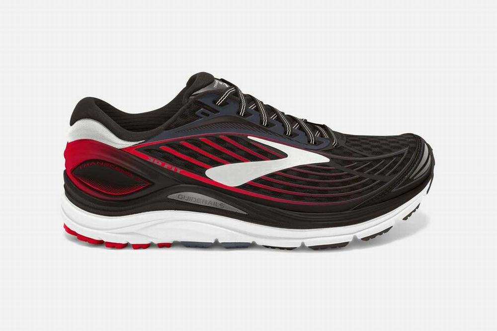 Chaussures Running Brooks Transcend 4 Noir / Rouge Homme | IXM-15110318