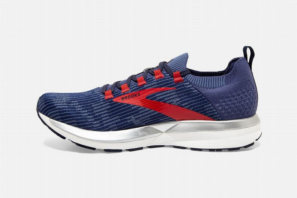 Chaussures Running Brooks Ricochet 2 Bleu / Rouge Homme | IJD-38887267