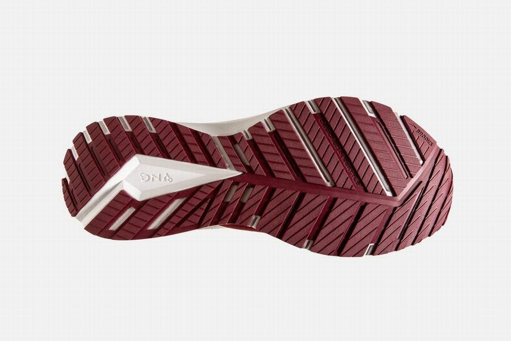 Chaussures Running Brooks Revel 4 Bordeaux / Blanche Homme | OYW-92887501