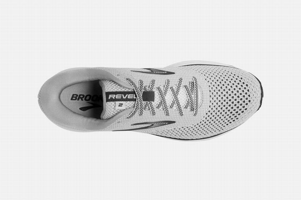 Chaussures Running Brooks Revel 2 Blanche / Noir Homme | LFY-98630764