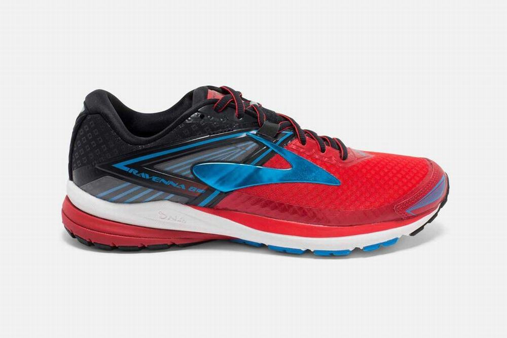 Chaussures Running Brooks Ravenna 8 Rouge / Noir / Bleu Homme | ORK-49443662