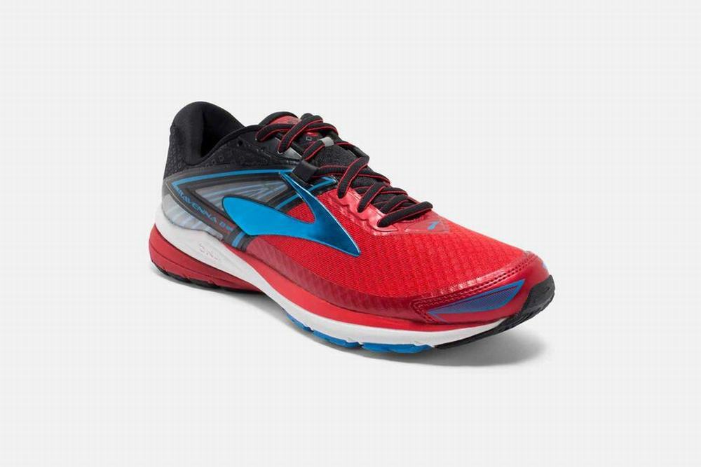 Chaussures Running Brooks Ravenna 8 Rouge / Noir / Bleu Homme | ORK-49443662