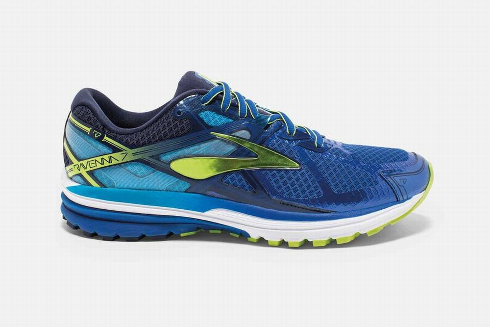 Chaussures Running Brooks Ravenna 7 Bleu Homme | KUX-76514582