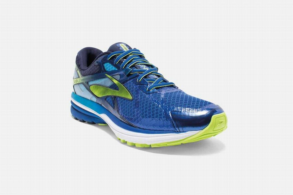 Chaussures Running Brooks Ravenna 7 Bleu Homme | KUX-76514582