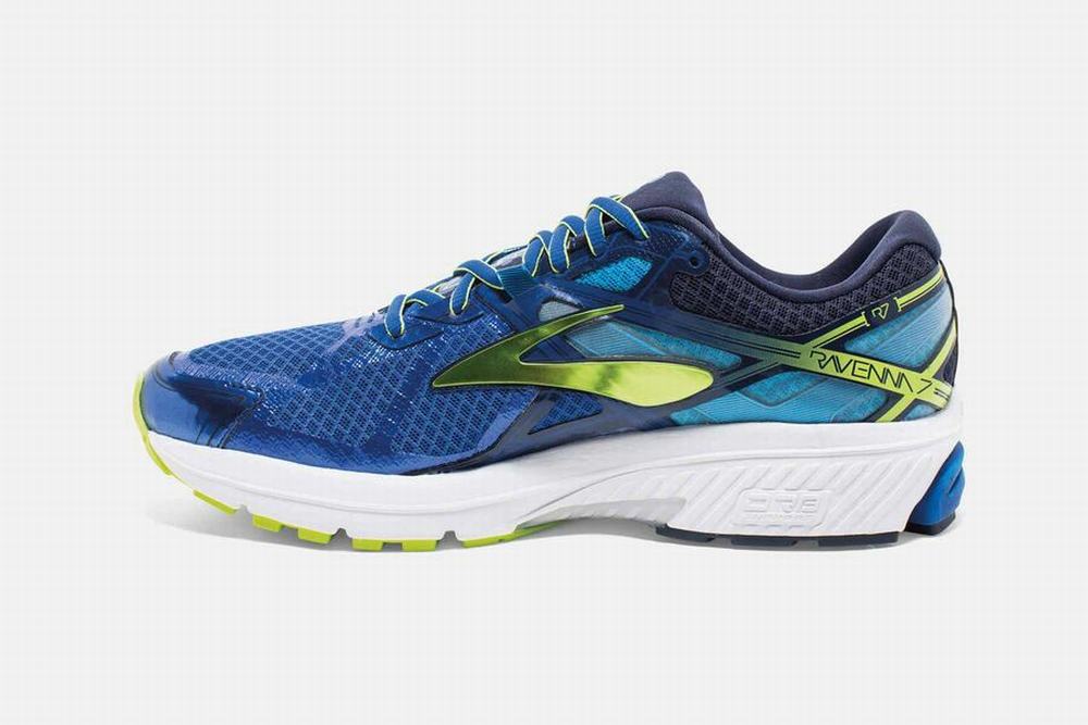 Chaussures Running Brooks Ravenna 7 Bleu Homme | KUX-76514582