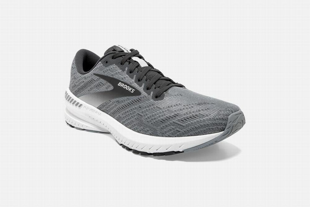 Chaussures Running Brooks Ravenna 11 Grise / Blanche Homme | IXQ-96697887