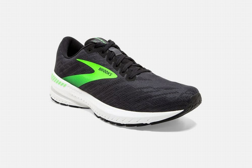 Chaussures Running Brooks Ravenna 11 Noir / Vert Clair Homme | KKI-57223633