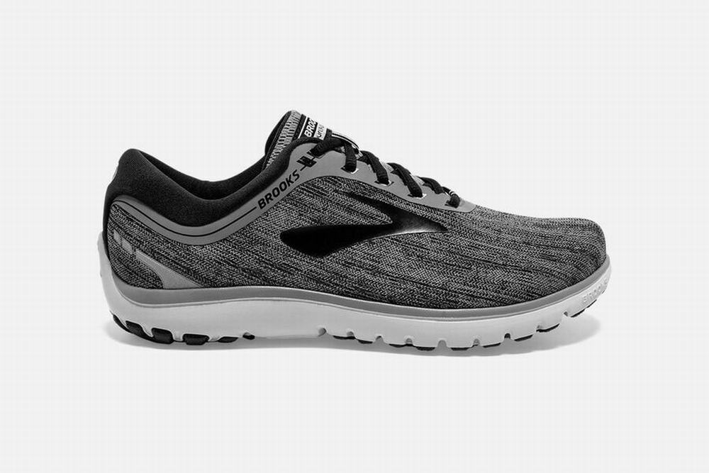 Chaussures Running Brooks PureFlow 7 Grise / Noir Homme | GAN-57157071