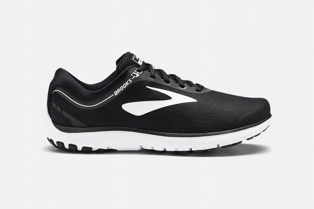 Chaussures Running Brooks PureFlow 7 Noir / Blanche Homme | DUS-92959055