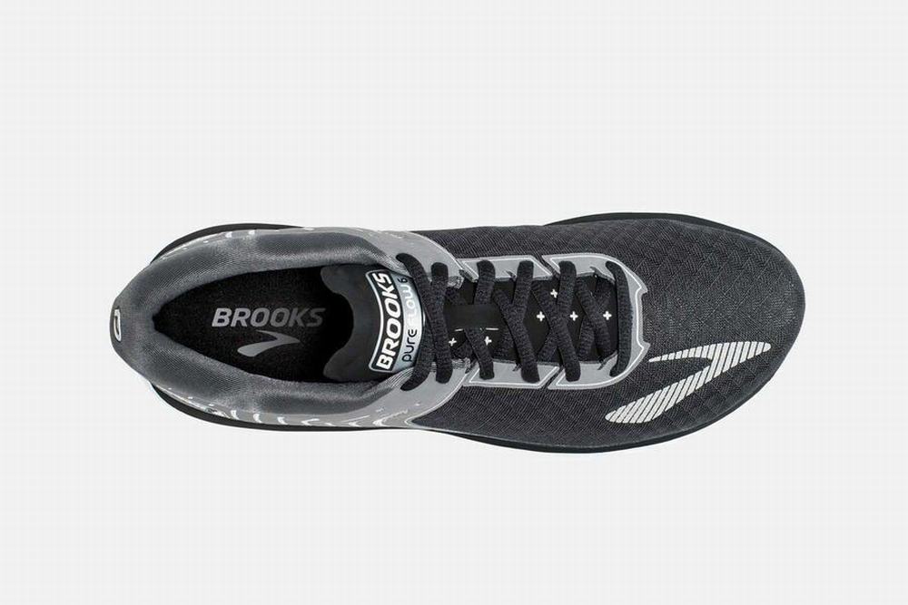 Chaussures Running Brooks PureFlow 6 Noir / Grise Homme | LHU-56072200