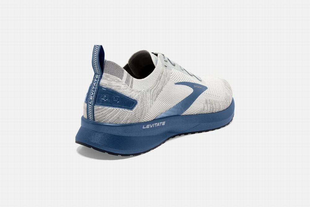 Chaussures Running Brooks Levitate 4 Grise / Bleu Homme | RSA-06020807