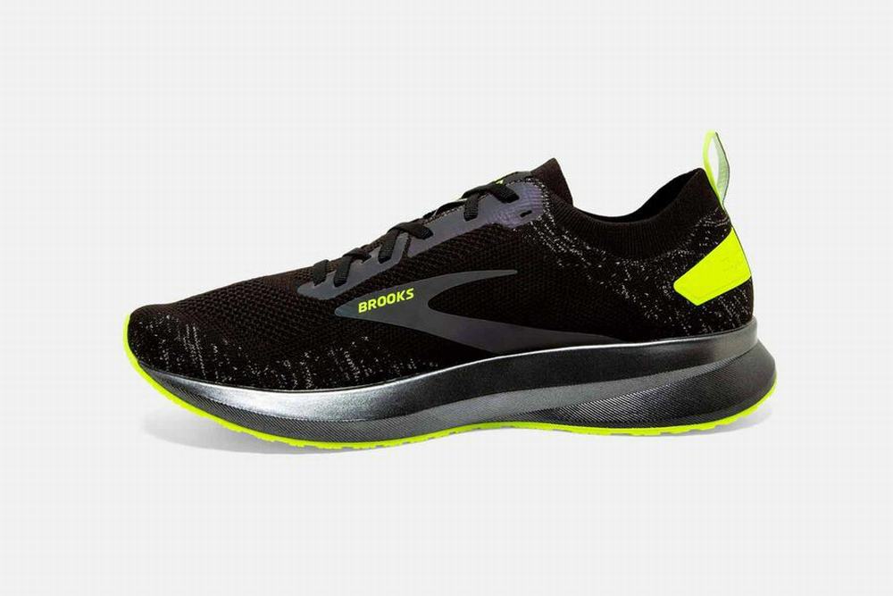 Chaussures Running Brooks Levitate 4 Noir / Vert Homme | QBO-41282333