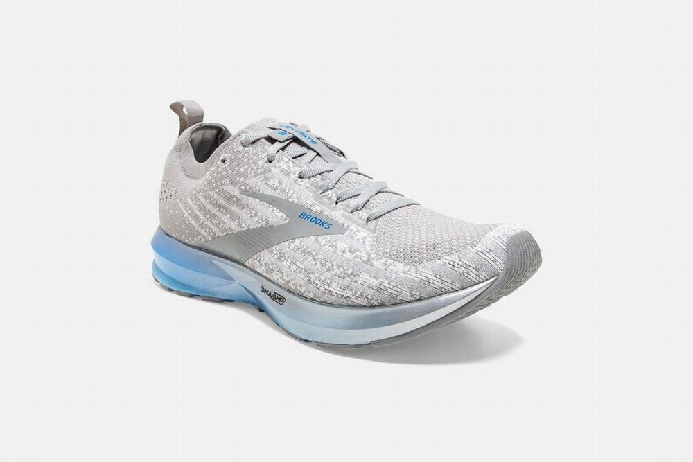 Chaussures Running Brooks Levitate 3 Blanche / Grise / Bleu Homme | XAV-72561665