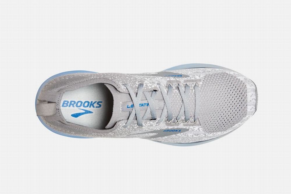 Chaussures Running Brooks Levitate 3 Blanche / Grise / Bleu Homme | XAV-72561665