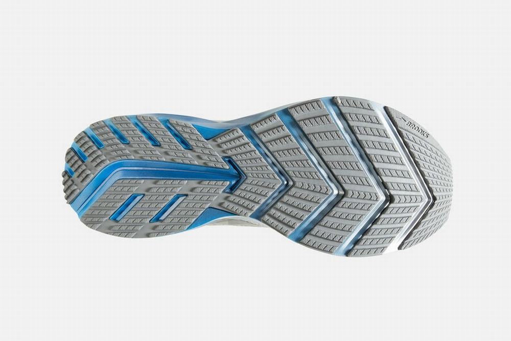 Chaussures Running Brooks Levitate 3 Blanche / Grise / Bleu Homme | XAV-72561665