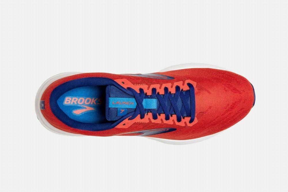 Chaussures Running Brooks Launch 7 Rose / Rouge Homme | JCI-80720483