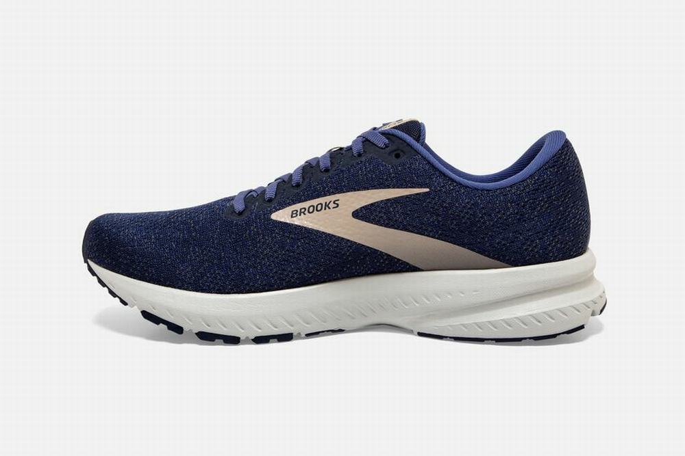 Chaussures Running Brooks Launch 7 Bleu Marine / Grise Homme | OSM-10322604