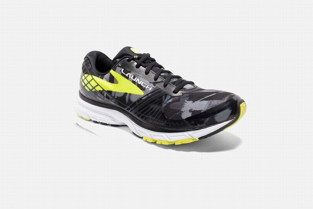 Chaussures Running Brooks Launch 3 Noir / Grise Homme | ZKJ-08691224